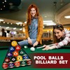 Jenaai Christmas Pool Table Accessories Gifts 16 Pcs Billiard Balls