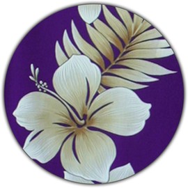 Pacific Legend Hawaiian Shirt Native Hibiscus Purple XL 410-3559