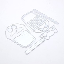KSCRAFT Linda plantilla de metal para cortar té Boba para manualidades, álbumes de recortes, tarjetas de papel de bricolaje (tamaño grande)