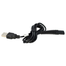 vhbw Charging Cable Compatible with Braun Series 3 370cc, 380s, 370cc-4, 380CC, 380s-4, 380 Shaver - Power Cord, 120 cm