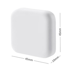 Self - Adhesive Silicone Door Handle Protectors, 2 Pcs | Anti - Impact, Shock - Absorbing, Stylish, Protect Doors from Scratches & Dents, Suitable for All Door Types, White