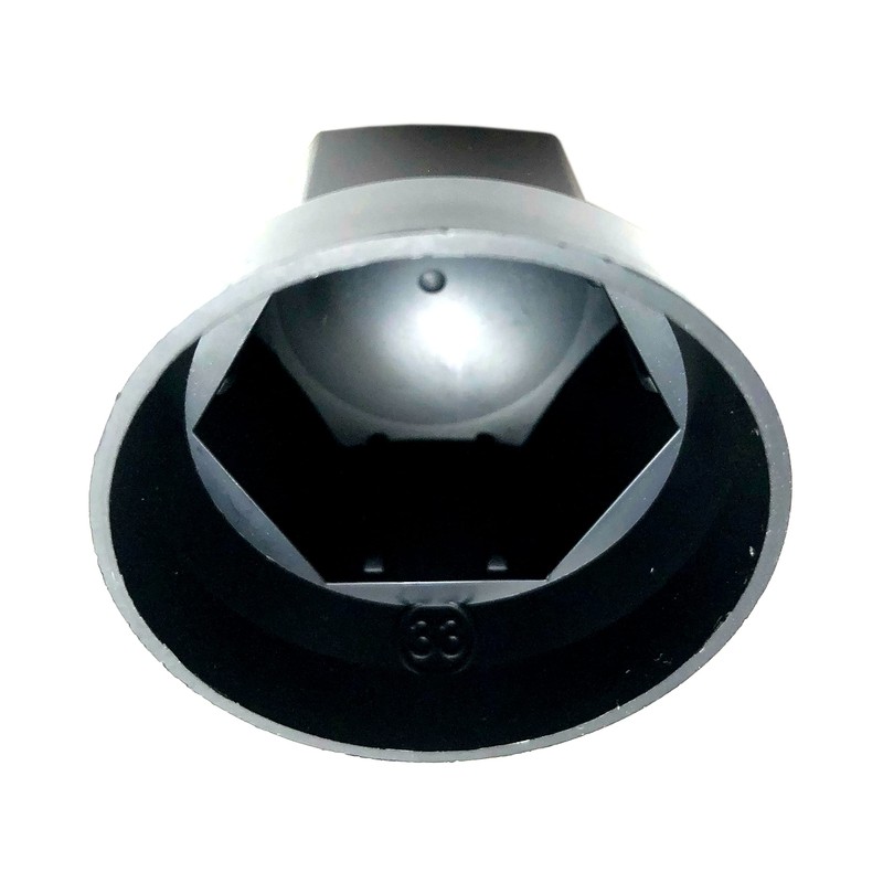 MelTruck Wheel Nut Caps Protection Cover Diameter 33 mm for