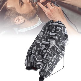 ZJchao Capa De Peluquería Profesional, Tela De Peluquería Impermeable De Alta Calidad, Corte De Pelo, Estilista, Bata, Capa De Barbero para Hombres Y Mujeres(1#)