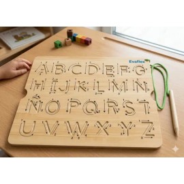 Tablero Abecedario Montessori Letras Mayusculas Y Minusculas                                                                                          