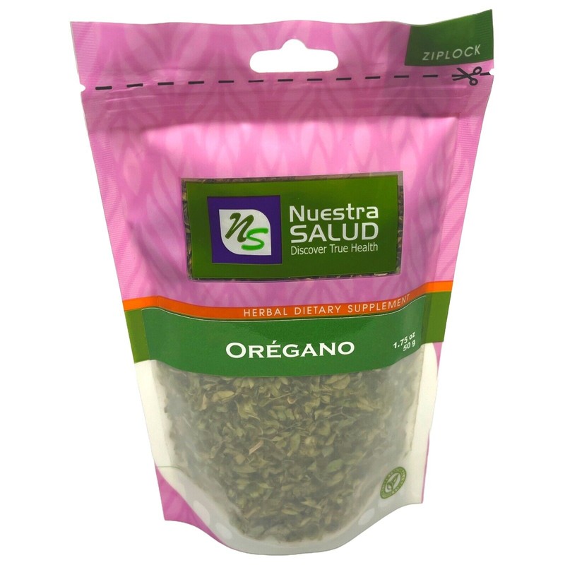 Nuestra Salud Oregano Leaves Herbal Infusion Tea Zip Lock (50g)