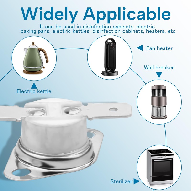 Tumble Dryer Temperature Thermostat Controlled Switch Thermostat Kit For Hotpoint,