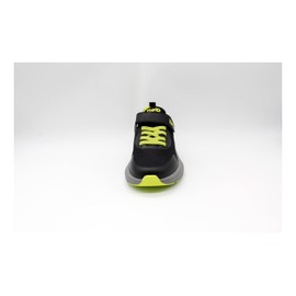 DRD Kids Turbo Orthopedic Friendly Shoe Black/Lime 3.0Y Wide Width