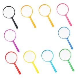 Gadpiparty 10Pcs Shatterproof Lens with Ergonomic Non Slip Handle for Seniors for Reading Nature Observation and Closeup Details