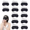 12 Stück Schlafmaske Herren, Schlafmasken Erwachsene, Augenbinde Schlafen, Augenbinden Kinder,