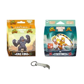 King of Tokyo 2 Monster Pack French Version: King Kong + Cybertooth + 1 Blumie Bottle Opener (KK + Cybertooth)