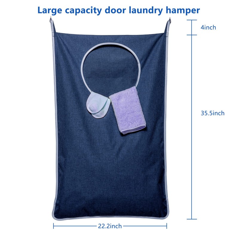 KEEPJOY Large Size 2Pack Hanging Laundry Hamper Bag, Door Hamper