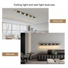 Garwarm Modern Ceiling Light Track Lighting, 47 Inch Dimmable LED
