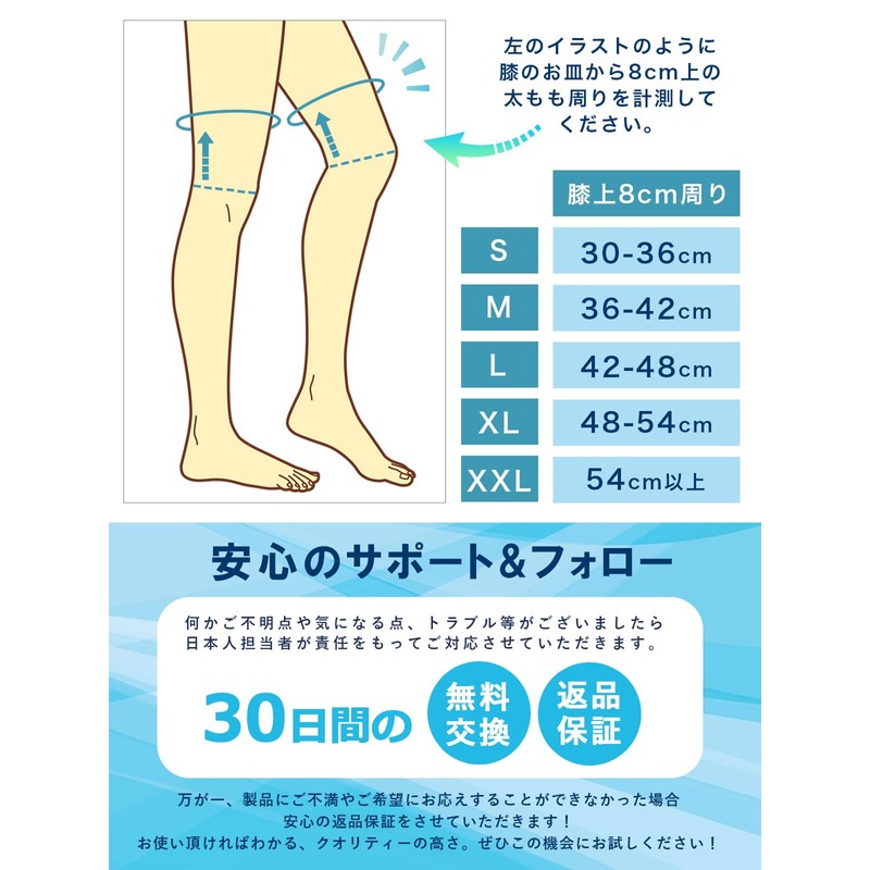 【整体師監修】膝サポーター 滑り止め付き 着圧 2枚入り 伸縮 運動 段差 衝撃吸収 スポーツ ひざ用