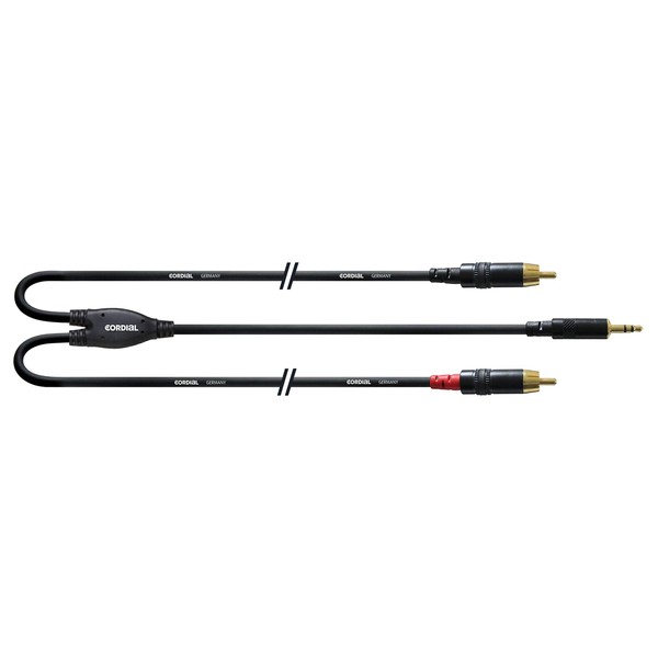 CORDIAL Cable Y Adaptor Minijack/2 Rca Long 1.5 m Cable