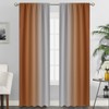 SimpleHome Ombre Room Darkening Curtains for Living Room, Rod Pocket