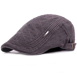 Kuyou Newsboy Flat Cap, Gatsby Peaked Cap -
