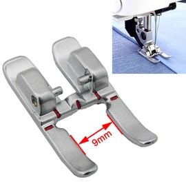 CKPSMS -Marke -1PC # 93-036933-91 9mm Open Toe IDT Fit Presser Foot for Pfaff Sewing Machines (9mm Satin Stitch Metal Open Toe Foot and IDT)