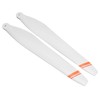 1 Pair Drone Propellers White Carbon Low Noise Powerful Traction