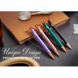 InnoBeta Wedding Gifts for Couples, Ballpoint Pen Set of 4, Ideal for Engagement, Anniversary, Bridal Shower - Mr & Mrs