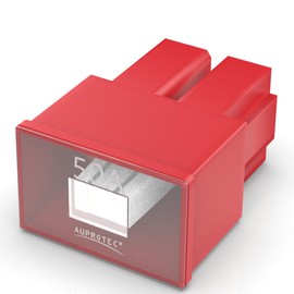 Auprotec® PAL AS Auto Link Fuses Slow Blow female OTO AS pacific fuse: 50 amp red, 3 pcs