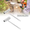 Carbon Steel Socket Spanner, T Shape Chainsaw Combo Wrench Full