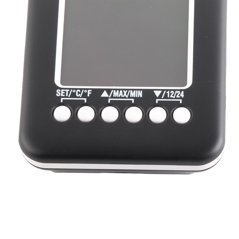CJ3316RF 4in Thermometer with Clock Function Indoor Outdoor Digital Wireless