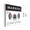 Rigid Warning Sign - Protected by Electronic - Alarm System