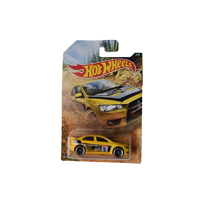 Hot Wheels '08 Lancer Evolution 2/6, Yellow