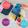 b.box Lunch Box for Kids: Bento Box w/ 4 Compartments