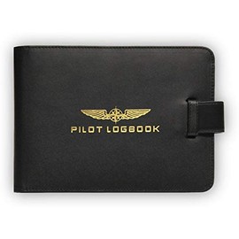 Design4Pilots - Pilot Logbook Cover, black
