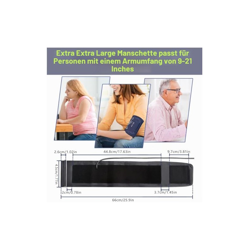Extra Large Replacement Cuff for Omron BP Monitors 22-52cm Large