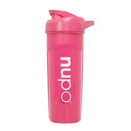 NUPO Shaker Pink Protein Shaker 600 ml BPA Free Premium Mixing Function with Mixing Ball for Creamy Diet Shakes, Soups and Meals