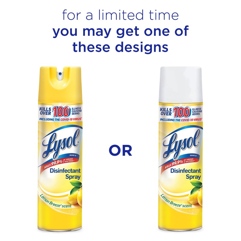 Lysol Disinfectant Spray, Sanitizing And Antibacterial Spray, For Disinfecting And