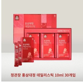 Jeonggwanjang Hongsamdaejeong Daily Stick 10ml x 30 pieces Chuseok gift for parents / 정관장 홍삼대정 데일리스틱 10ml x 30개입 추석선물 부모님선물