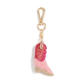 Deepa Gurnani Women's Deepa Cowboy Boot Bag Charm, Pink, One Size