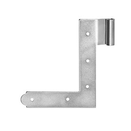 Pollmann® Baubeschläge 2294200 Window Angle Hinge Rhenish Shape 120 x 90 mm Bright Galvanised 2 Pairs