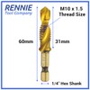 Rennie Tools - Pack Of 5 - M10 x 1.5