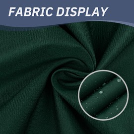 HENG FENG Balcony Privacy Screen, 90 x 300 cm, PES Balcony Cover, Weatherproof, Wind Protection and UV Protection, Balcony Cladding, with Cable Ties, Dark Green