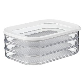 Mepal Modula Rounded Food Storage Box with Lid Set of 3 | Ideal for Cold Cuts,..