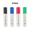 TRU RED Staples XL Tank Permanent Markers, Chisel Tip, Assorted,