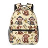 TRYYN Cute Monkey and Banana Casual Backpack, Lightweight Laptop Bag