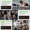 PELLOR Gym Timer, Gym Clock, LED Countdown Countdown Digital Wall