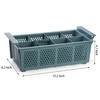 Nicunom Utensil Caddy Silverware Holder with 8 Slots, Kitchen Cutlery