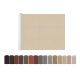 Leather Repair Patch Tape, Light Beige 17 x 61 Inches Self Adhesive Leather Repair Kit for Furniture, Car Seat,Vinyl Leather Repair Kit for Office Chairs, Bags, Luggage