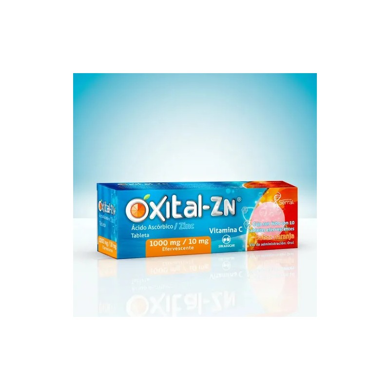Oxital Zn Vitamina C Y Zinc C/ 10 Tab 2