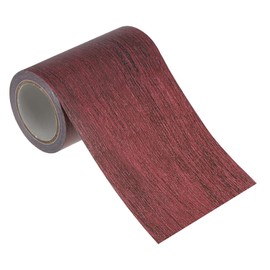 PATIKIL Wood Grain Repair Tape 3" x15ft, Self Adhesive Realistic Textured Repair Tape Patch for Floor Door Table Cabinets Desk,Dark Chestnut Mahogany