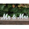 Amajoy Mr & Mrs Wooden Letters Wedding Table Decoration Available