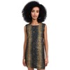 Norma Kamali Women's Sleeveless Tailored Mini Dress, Python, Print, Brown,