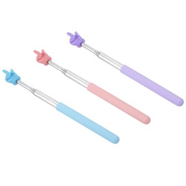Telescopic Teachers Pointer,3 PCS Extendable Hand Pointer Stainless Steels Hand Pointers Retractable Classroom Pointer for Presentation Speaker Guide Coach