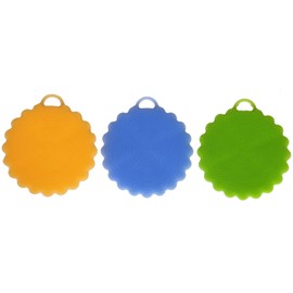 Fun and Function Sensational Textured Circle Fidgets (Set of 3) - 5.4” Diameter - Age 3+
